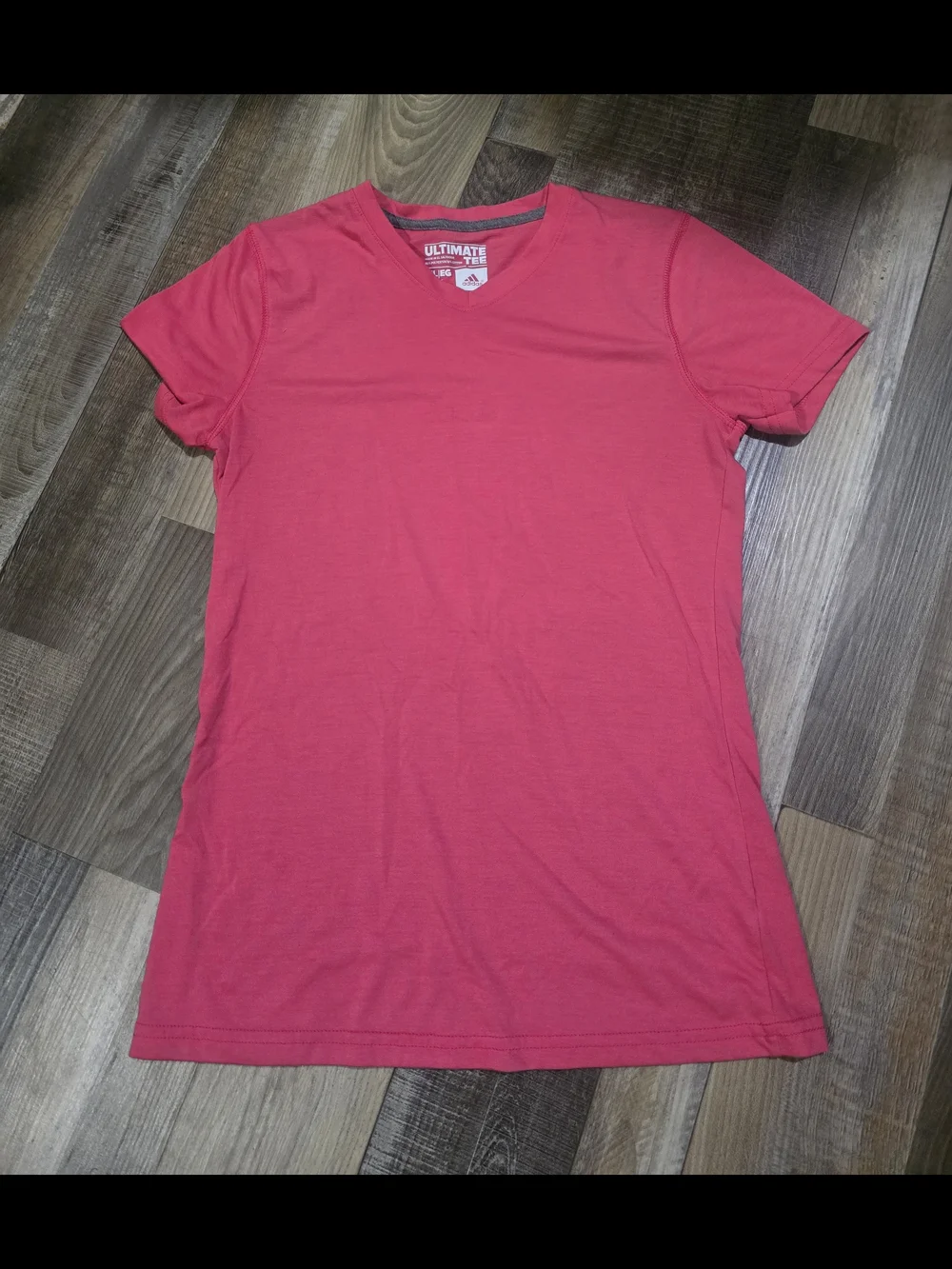 adidas Short Sleeve Girls Tee in Pink